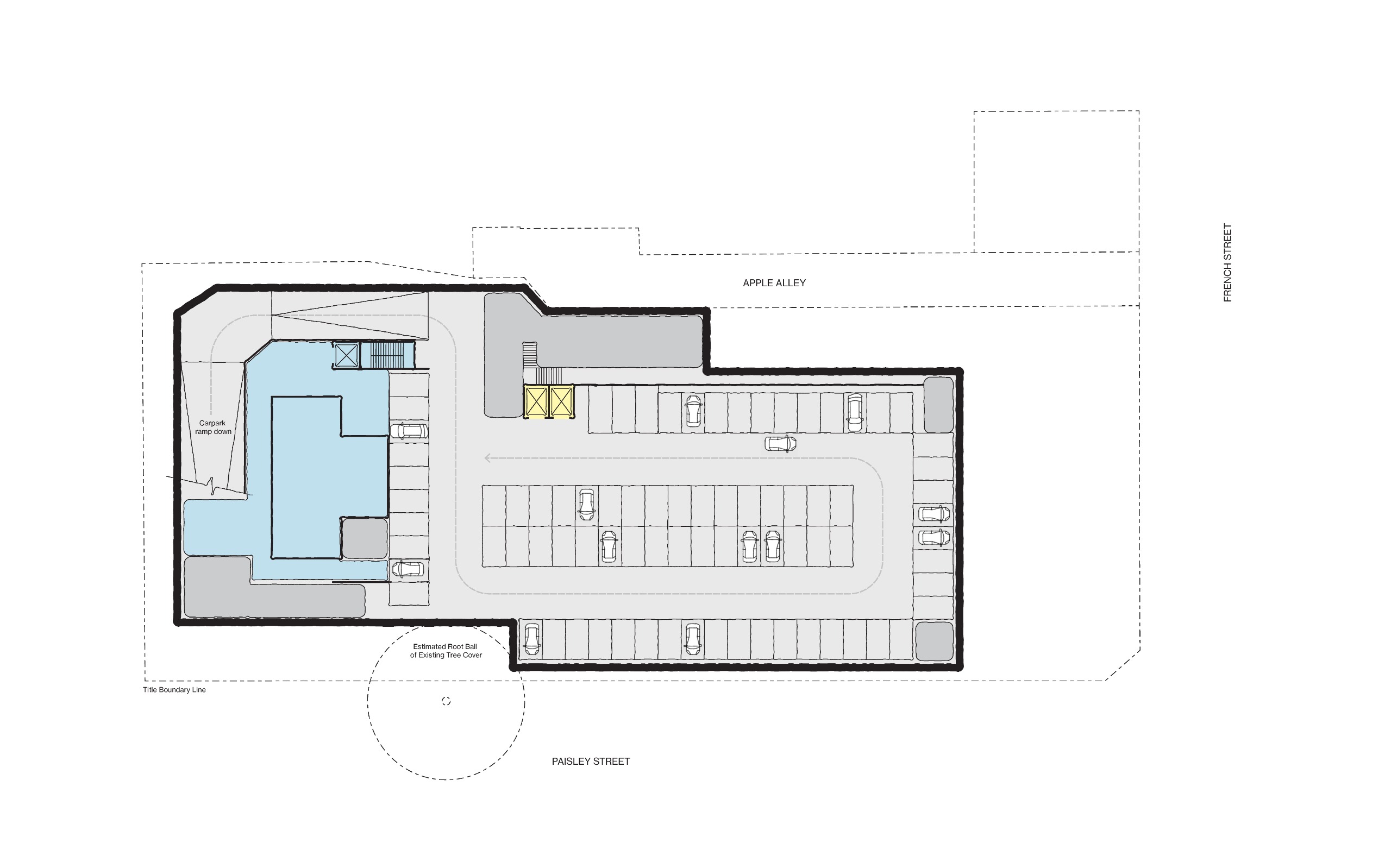 Basement carpark