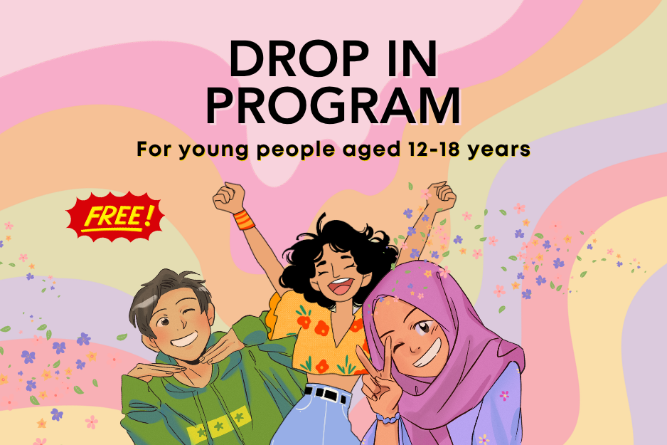 Illustration of young people celebrating