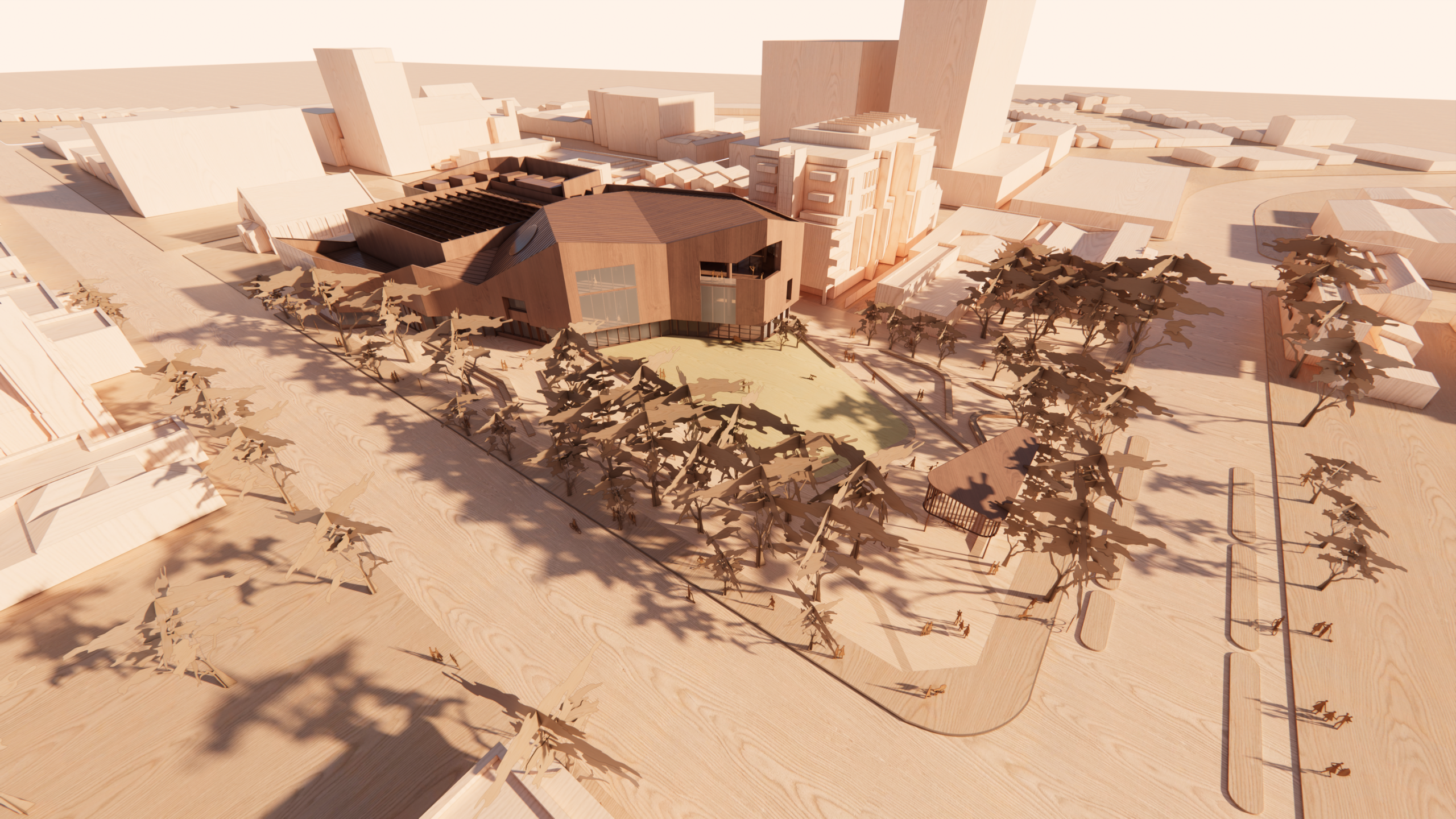 Bird's-eye view: Creative West Concept design
