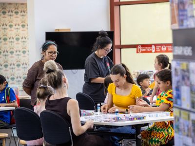 Community engagement at the Get A Taste of Creative West event